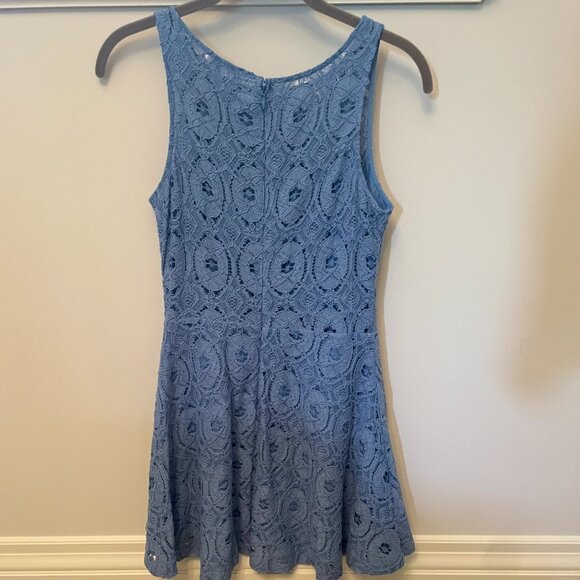 Blue Lace Fit & Flare Dress || BB Dakota by Steve Madden - Picture 2 of 4